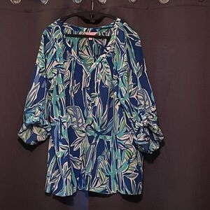 Lilly Pulitzer Delray silk Blouse